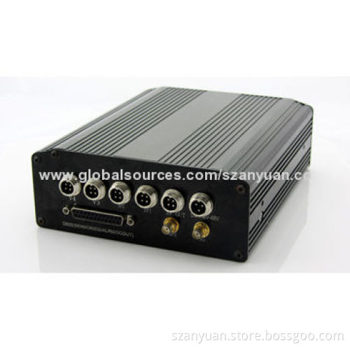 Mobile DVR, Supports 4 Video/2 Audio Input, both 2.5 inch HDD and 64G SD card storage